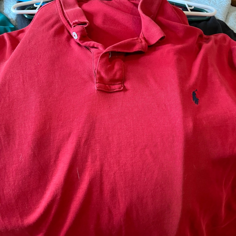Polo by Ralph Lauren Red Polo Shirt XXL